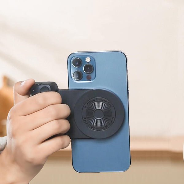 BowLift | Griply Magnetic Phone Holder with Wireless Charging – Anti-Vibration Hand Grip for Stable Shots