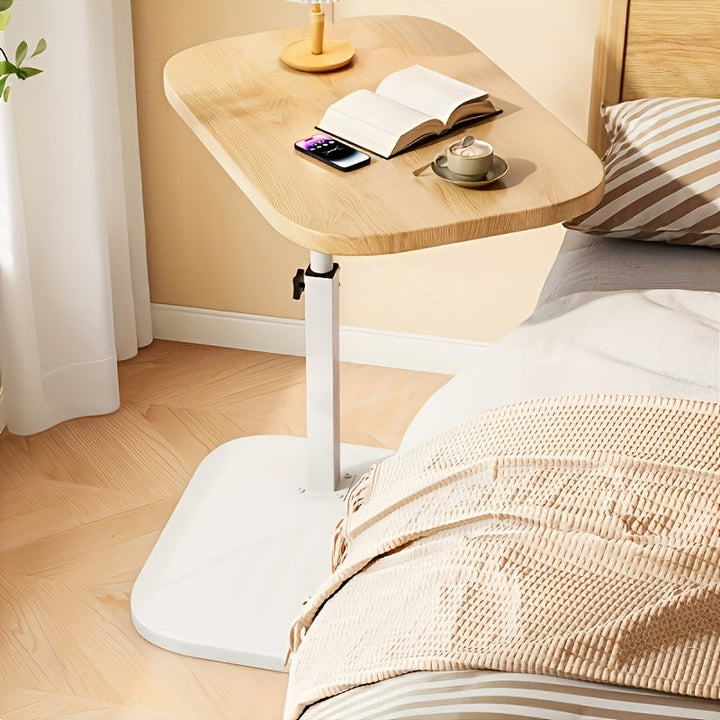 Adjustable Comfort Table – Wooden Side Table with Metal Frame | Bowlift