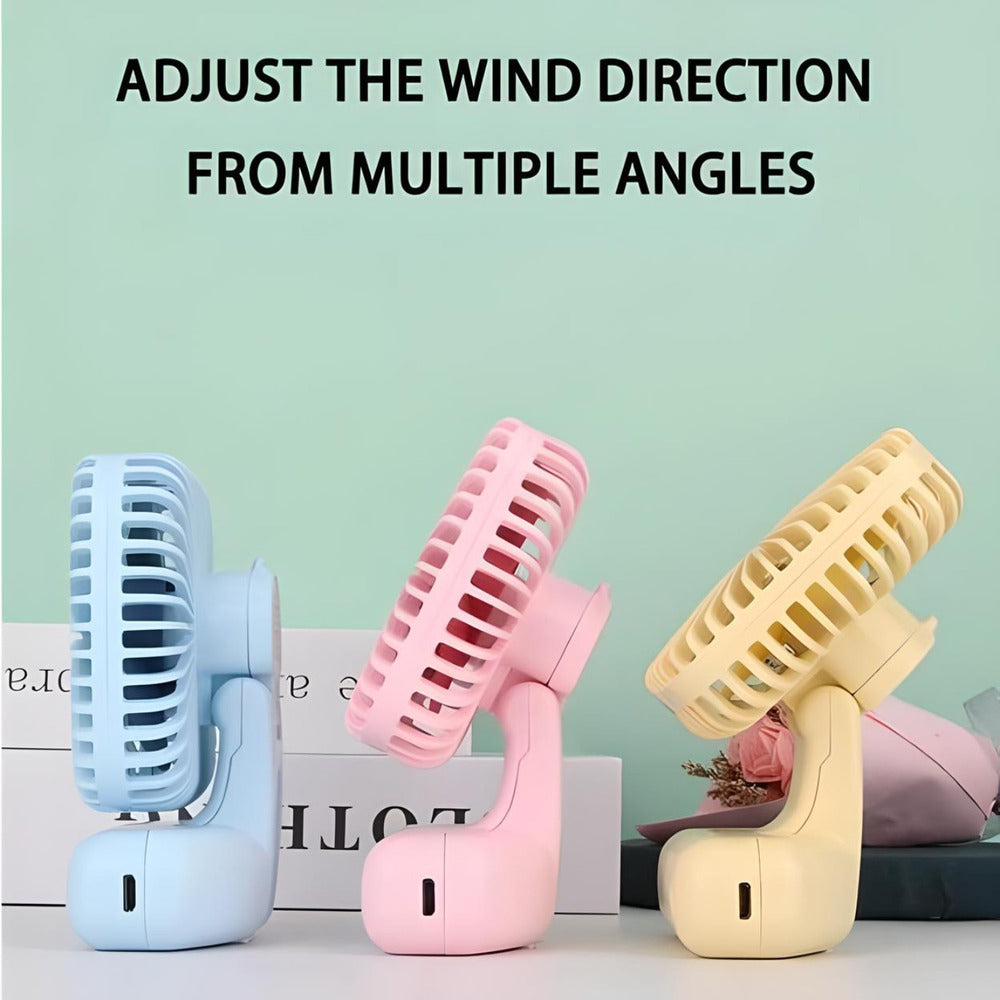 Portable USB Rechargeable Mini Handheld Fan | Bowlift