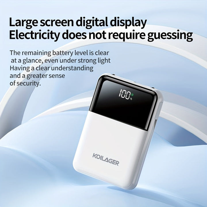 Powerbank 10000mAh Mini with Display | Bowlift