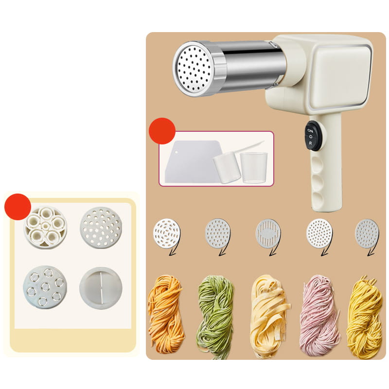 BowLift | Multi-functional handheld electric pasta maker