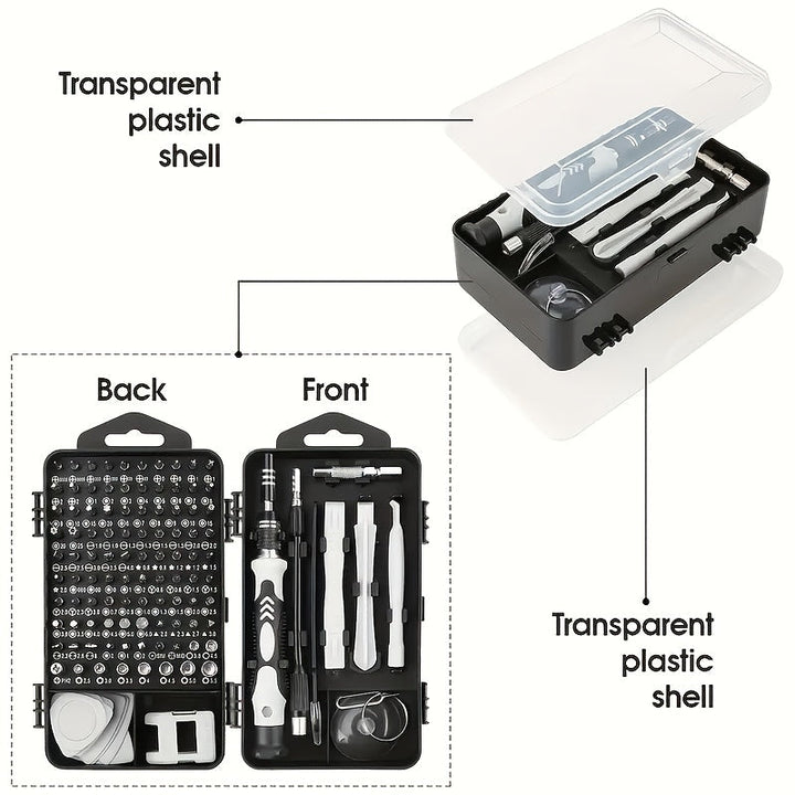 Precision Screwdriver Set 117-piece with Bits | Bowlift