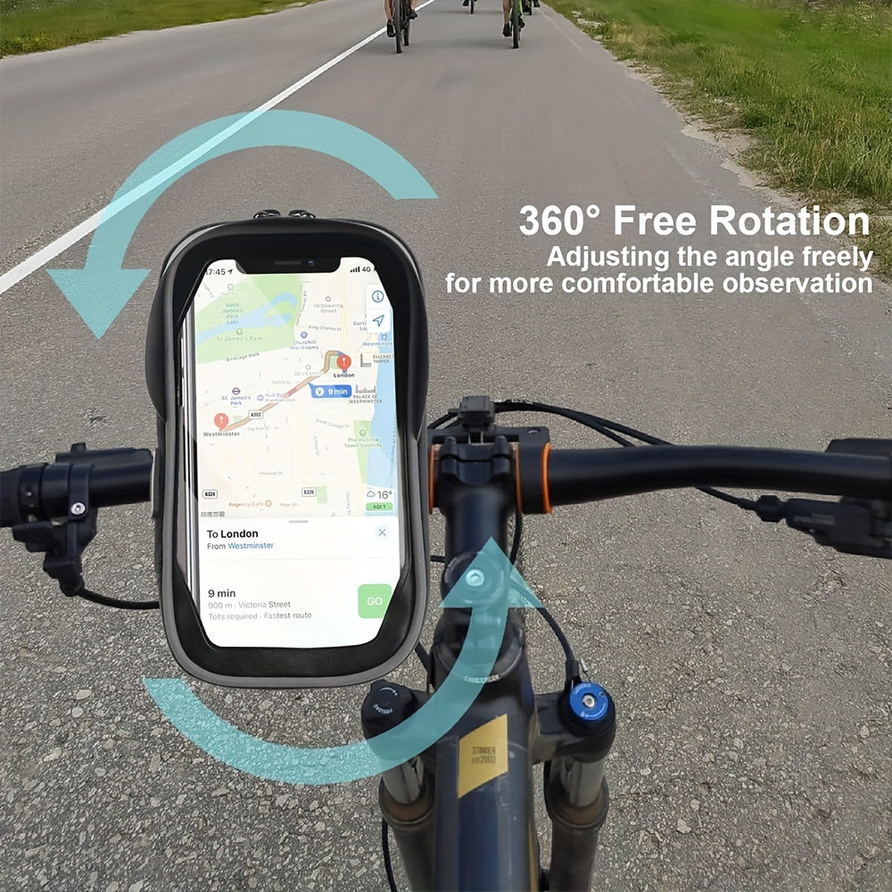 Waterproof Phone Holder for Bicycle and Motorcycle – 360° Rotatable and Suitable for 4.5–6.4 inch | Bowlift