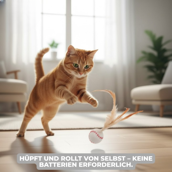 FetherSprint — Unleash the wild hunter in your cat with silent play fun! | Bowlift