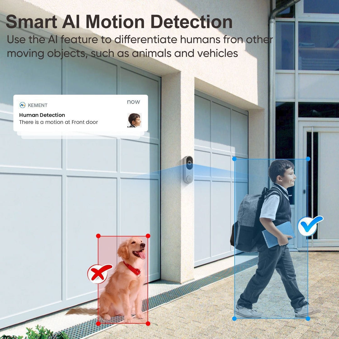 BowLift | Wireless Smart Doorbell Camera – Outdoor Surveillance with HD Night Vision