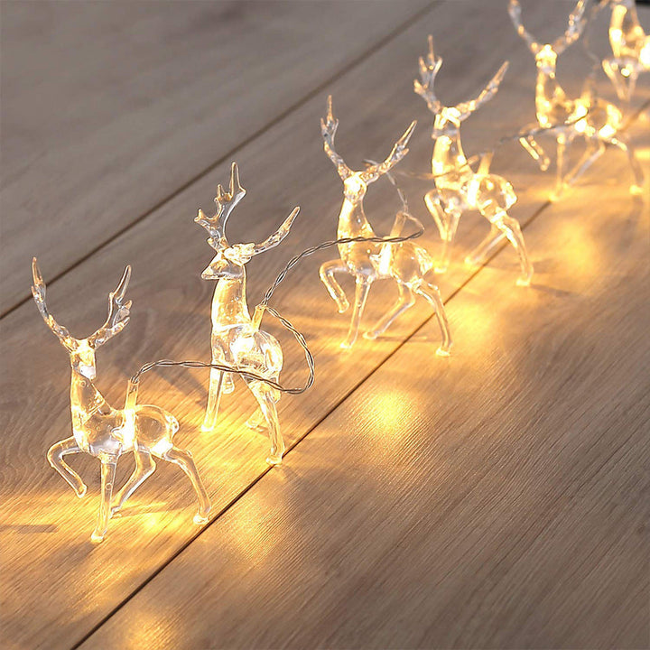 Glowing Reindeer - 1.5M LED Christmas Lights for Reindeer Bowlift