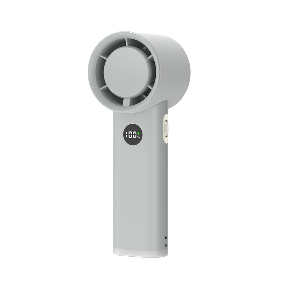 3600mAh USB Rechargeable Handheld Fan with LED Lamp | Bowlift