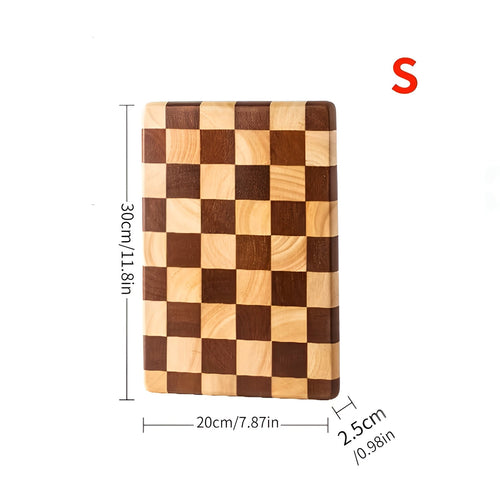 Chessboard Cutting Board Made of Wood – Decorative & Sturdy | Ideal for Cutting and Serving | Bowlift