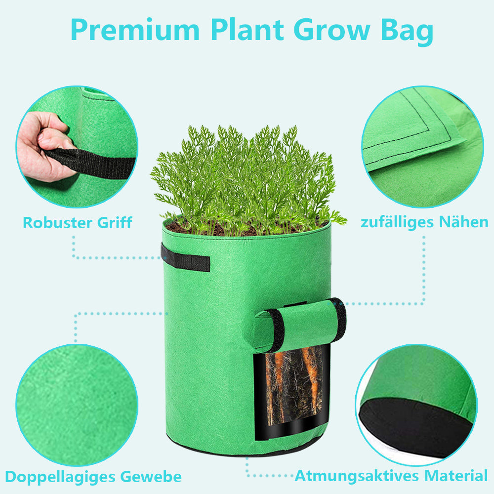 Plant sack planting bag plant pouch 5 pieces | Bowlift