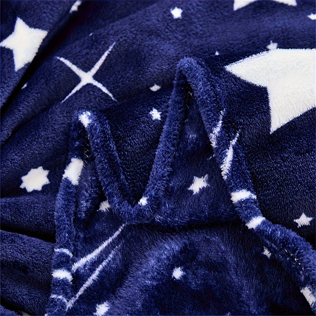MeteorFleece – Soft Fleece Blanket with Meteor Pattern Bowlift