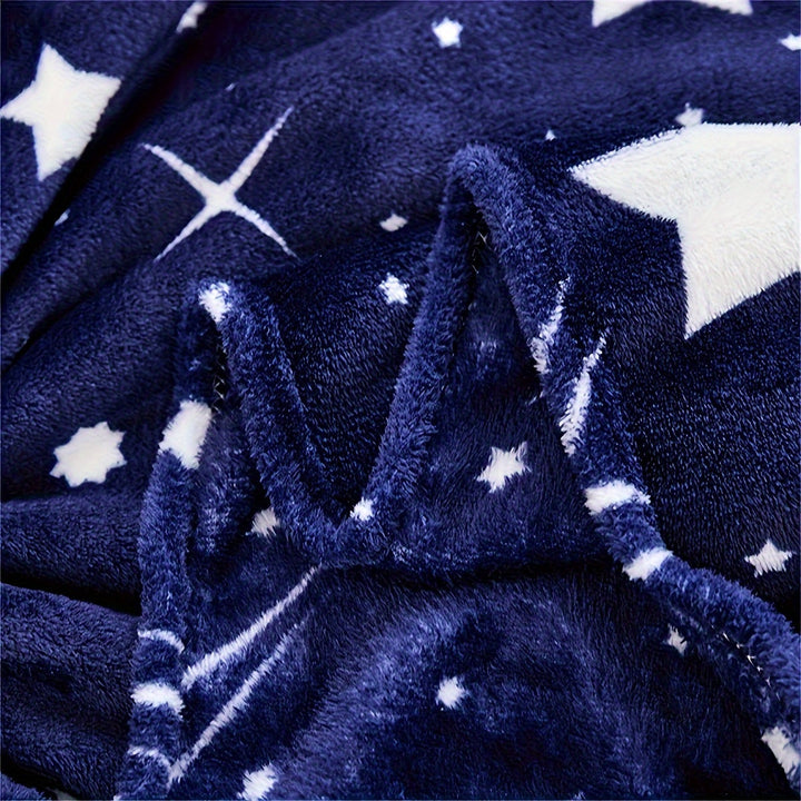 MeteorFleece – Soft Fleece Blanket with Meteor Pattern Bowlift