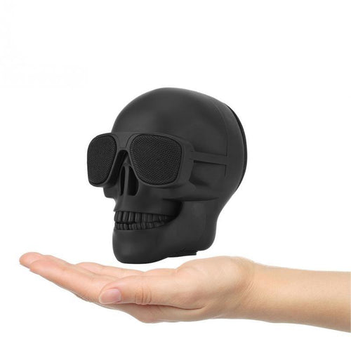 BowLift | Black Skull Speaker Bluetooth  Stereo Speaker