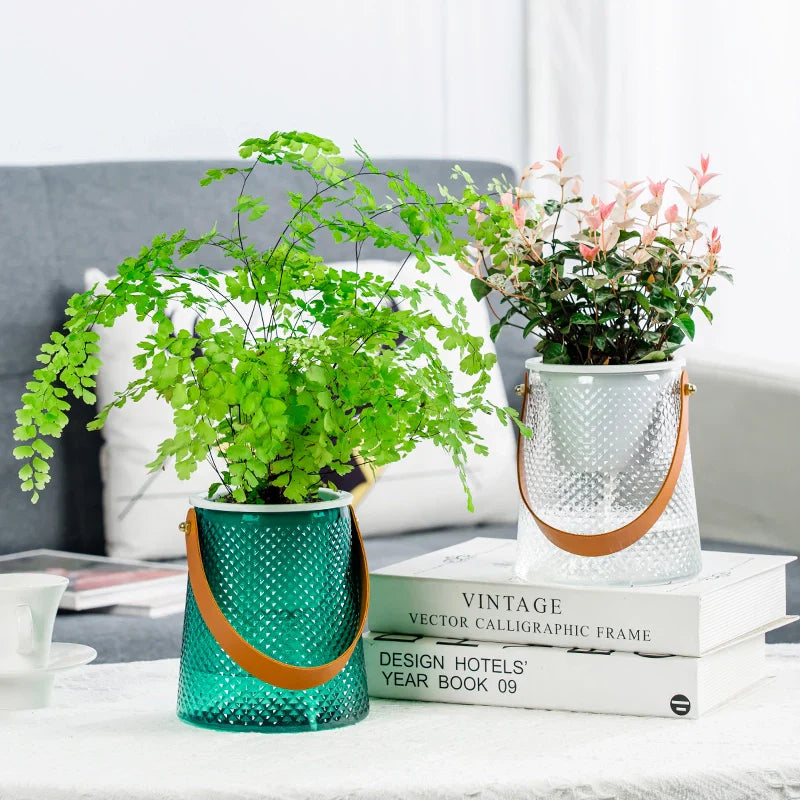 BowLift | Self-Watering Indoor Succulent Hydroponic Planter with Handle