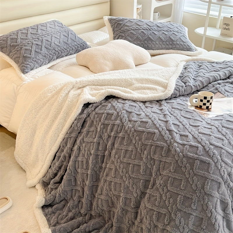 BowLift | Vintage Luxe Reversible Fleece Blanket - Essential for Winter