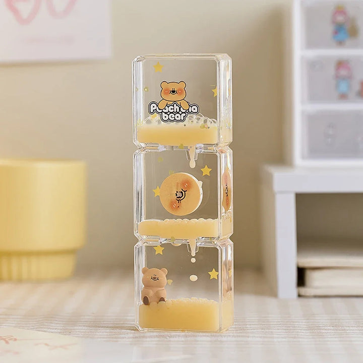 BowLift | Floral Fantasy Liquid Cartoon Motion Hourglass