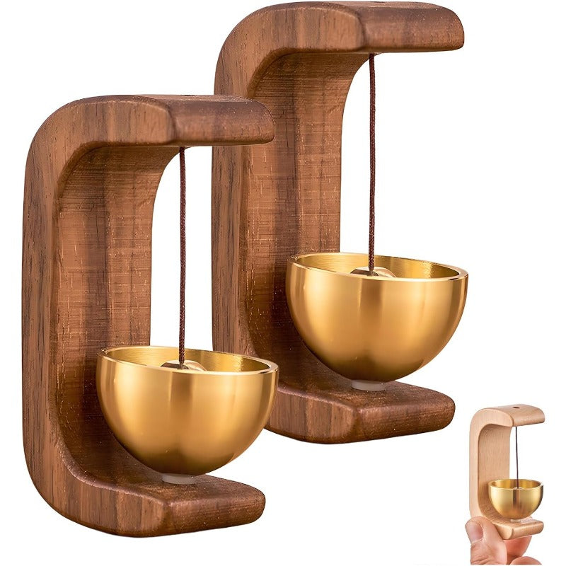 Magnetic Wooden Doorbell Bowlift