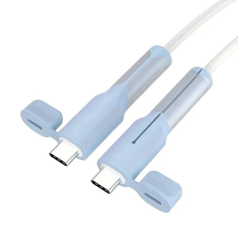 BowLift | 2-pack silicone charging cable pRedector with dust cap