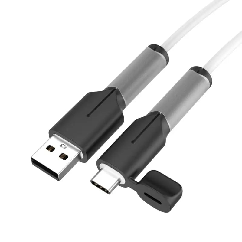 BowLift | 2-pack silicone charging cable pRedector with dust cap