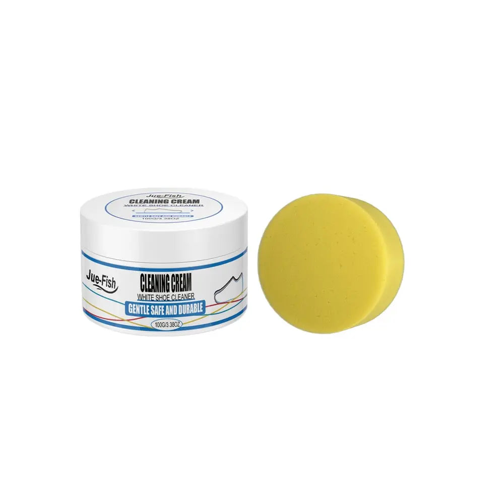 BowLift | 2-piece set white shoe cleaning cream – gentle stain remover for brilliantly clean shoes!