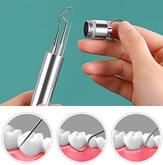 7-piece stainless steel toothpick set | Bowlift