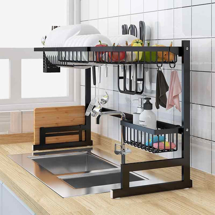 Kitchen Dish Drying Rack Over Sink Bowlift