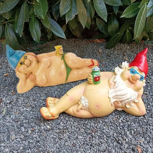 BowLift | Cheeky Garden Gnome Funny Statue