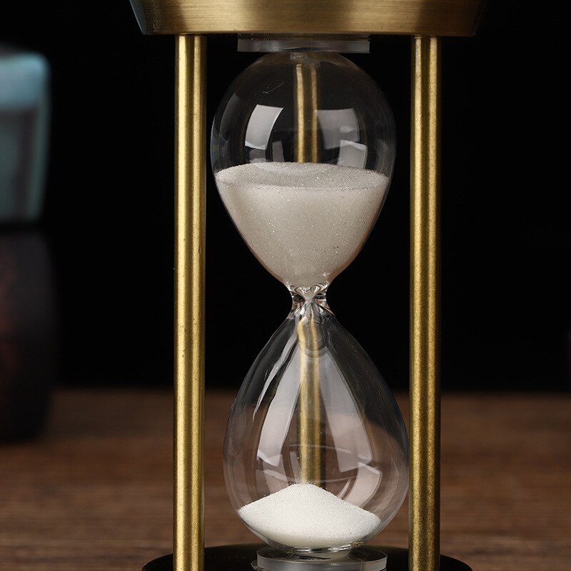 BowLift | 3/5/10 Minutes Retro Metal Craft Hourglass Pendulum Home Office Desktop Arrangement Ornament Sand Timer Sand Glass Decoration