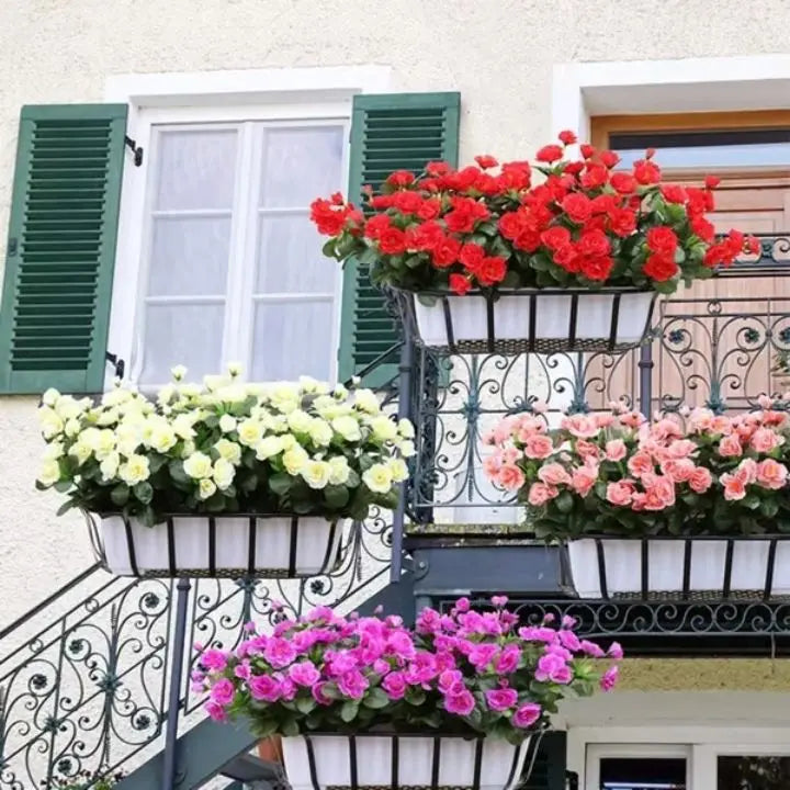 BowLift | 3 Bouquet artificial flowers for indoor & outdoor – Weather-resistant, low-maintenance & colorful