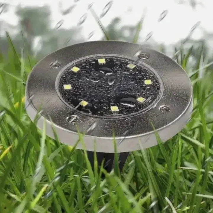 BowLift | 3 Piece Solar Ground Lights – Elegant Outdoor Lighting without Cables