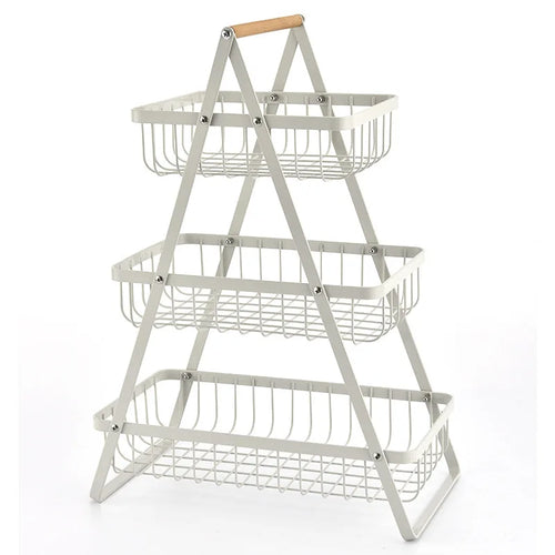 BowLift | Kitchen Storage Metal Fruit Basket Stand