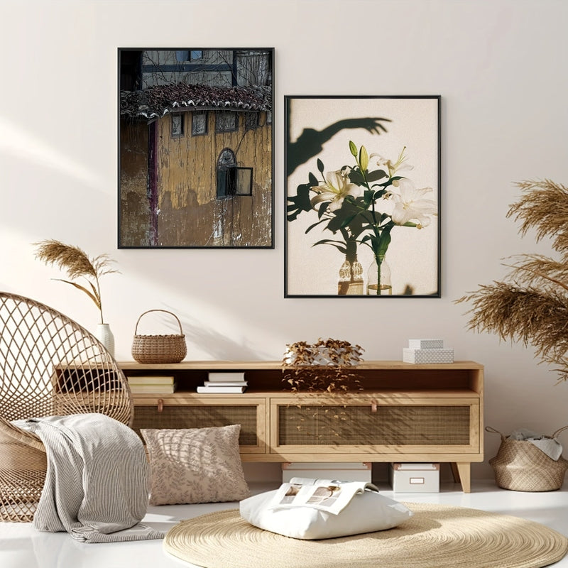 BowLift | FrameCraft - 3-Piece Black Photo Frame Set