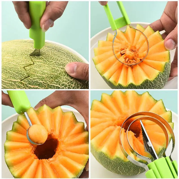 BowLift | 3-in-1 Fruit Cutter for Portioning & Decorating