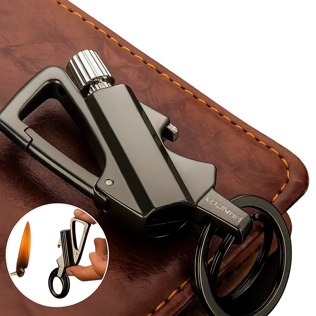 BowLift | 3-in-1 Outdoor windproof lighter with bottle opener for camping