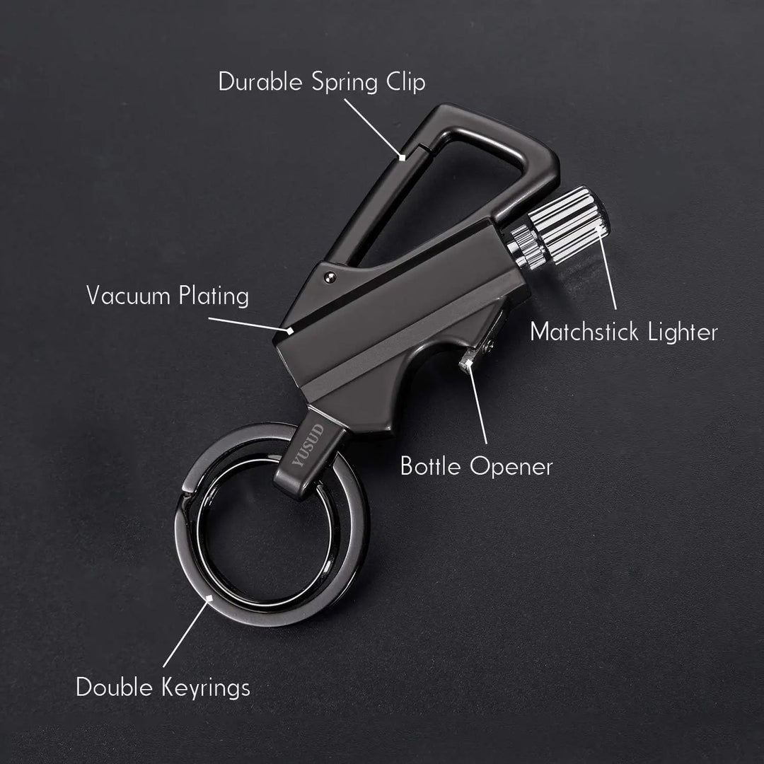 BowLift | 3-in-1 Outdoor windproof lighter with bottle opener for camping