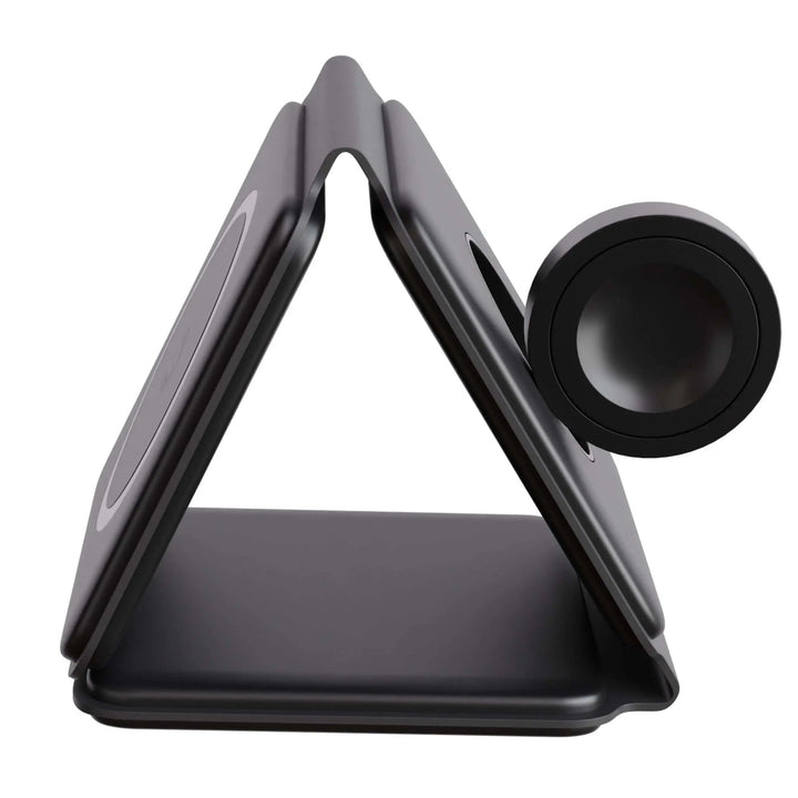 TriCharge Fold – 3-in-1 foldable wireless charging station | Bowlift
