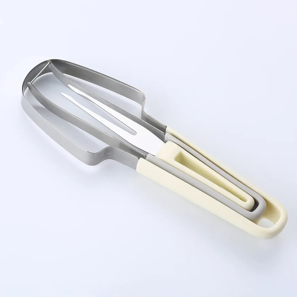 3-in-1 Watermelon Fork Slicer Stainless Steel Fruit Cutting Tool Set | Bowlift