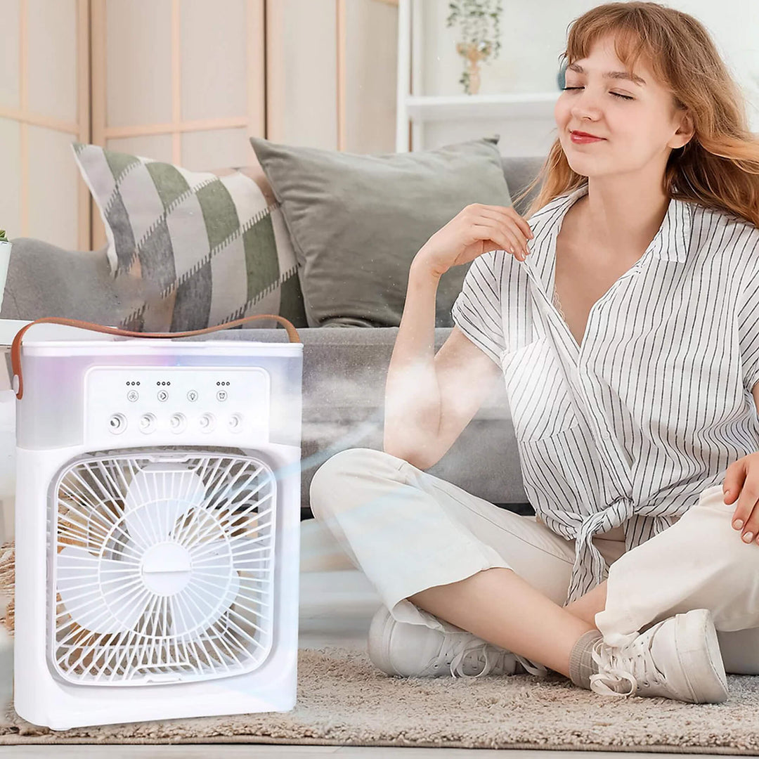 3-in-1 Air Cooler Humidifier | Portable, Adjustable Fan Speeds & Ideal for Bedrooms, Offices & Small Spaces | Bowlift