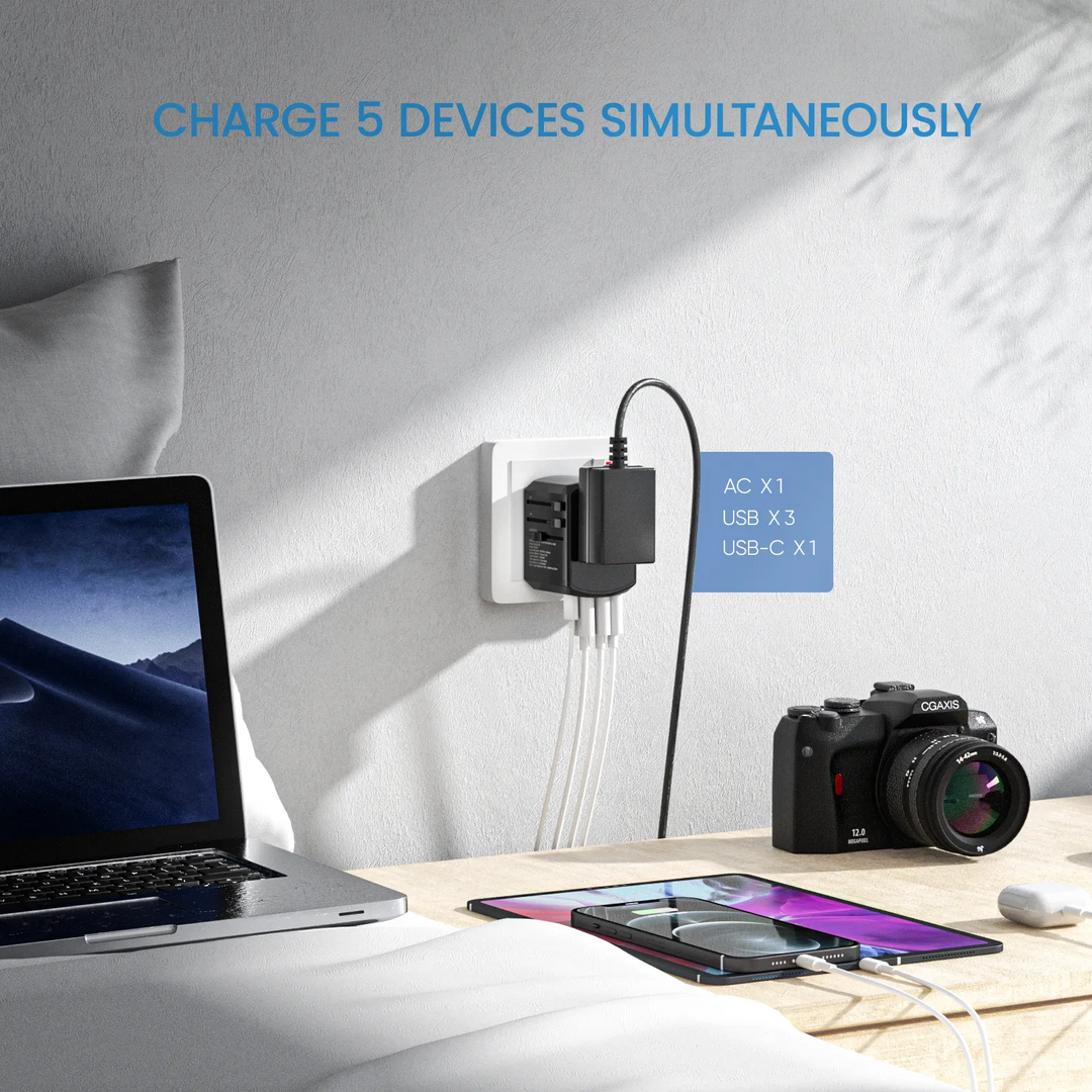 BowLift | Ultimate Travel Power Hub: All-in-One Universal Adapter