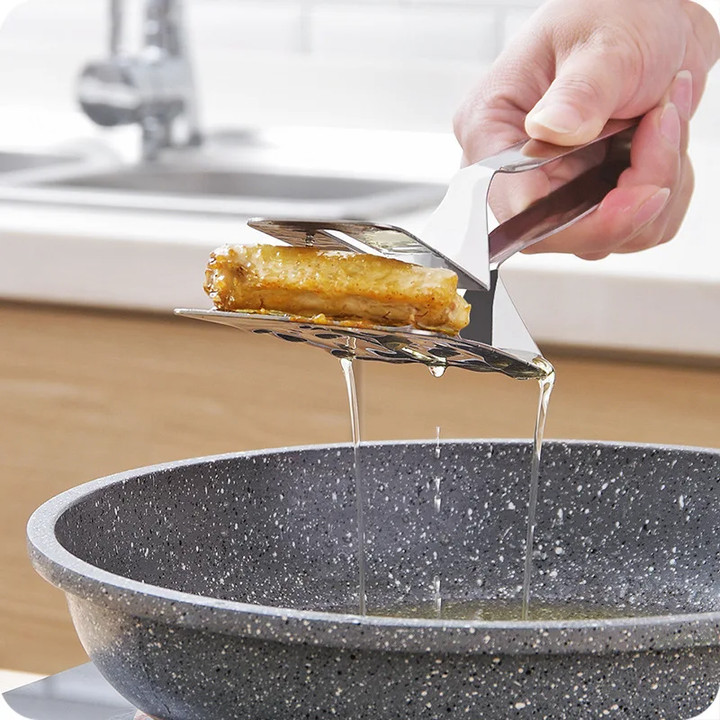 BowLift | FlipGrip – Versatile stainless steel spatula