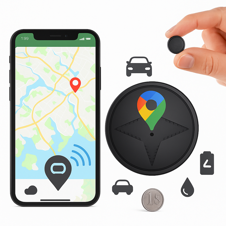 BowLift | Mini GPS Vehicle Tracker Magnetic Mount