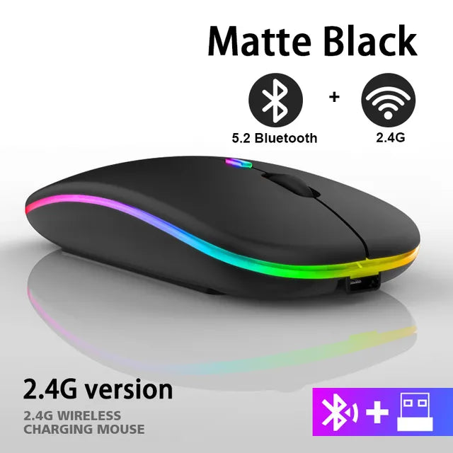 LuxeClick Mouse – Wireless Rechargeable Bluetooth Mouse Bowlift