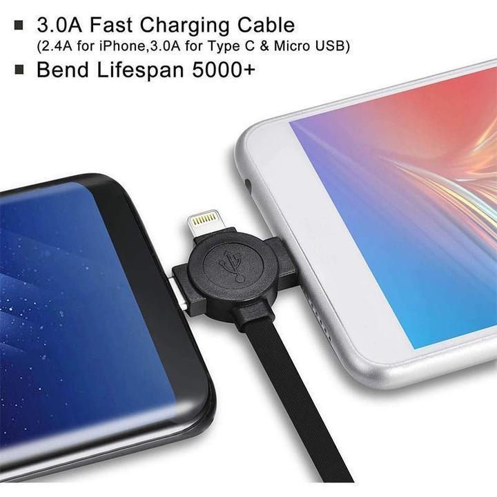 BowLift | 4-in-1 Data Cable Phone Stand