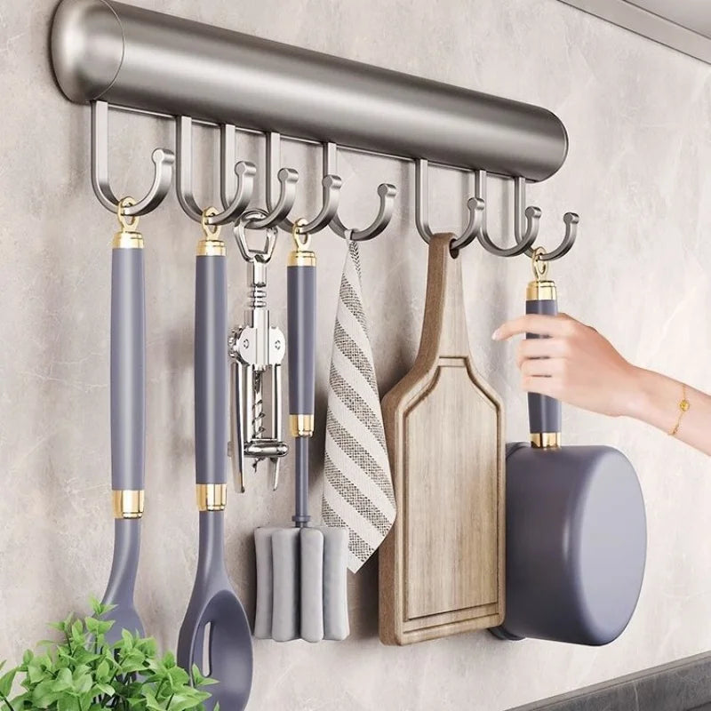 BowLift | Kitchen hook rail - AluHook stainless steel