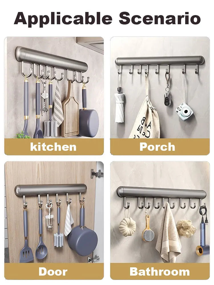 BowLift | Kitchen hook rail - AluHook stainless steel