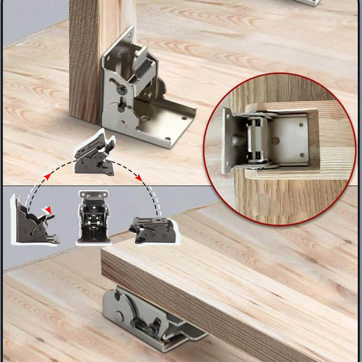 BowLift | 90 Degrees Self-locking Folding Hinge Anti-corrosion Invisible Connector