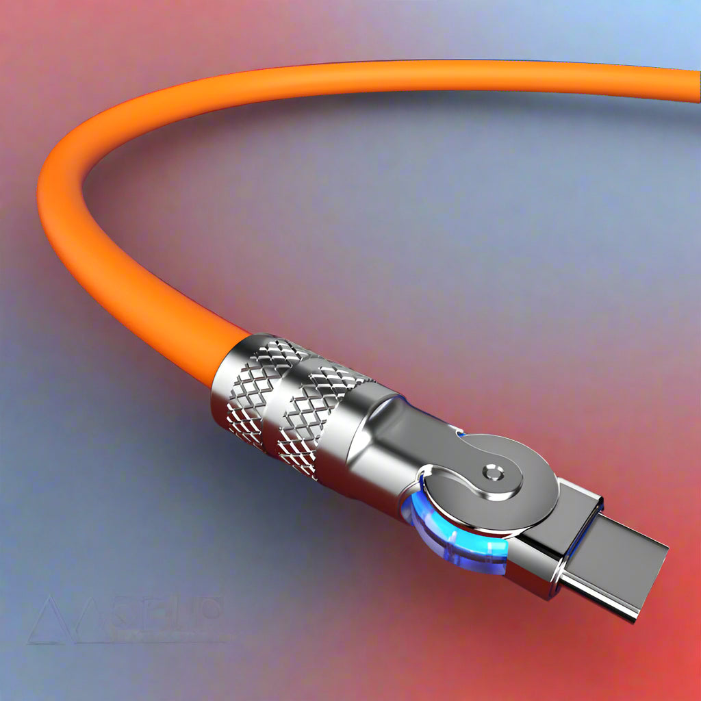 BowLift | 180° Anti-Break Fast Charge Data Cable (120W)