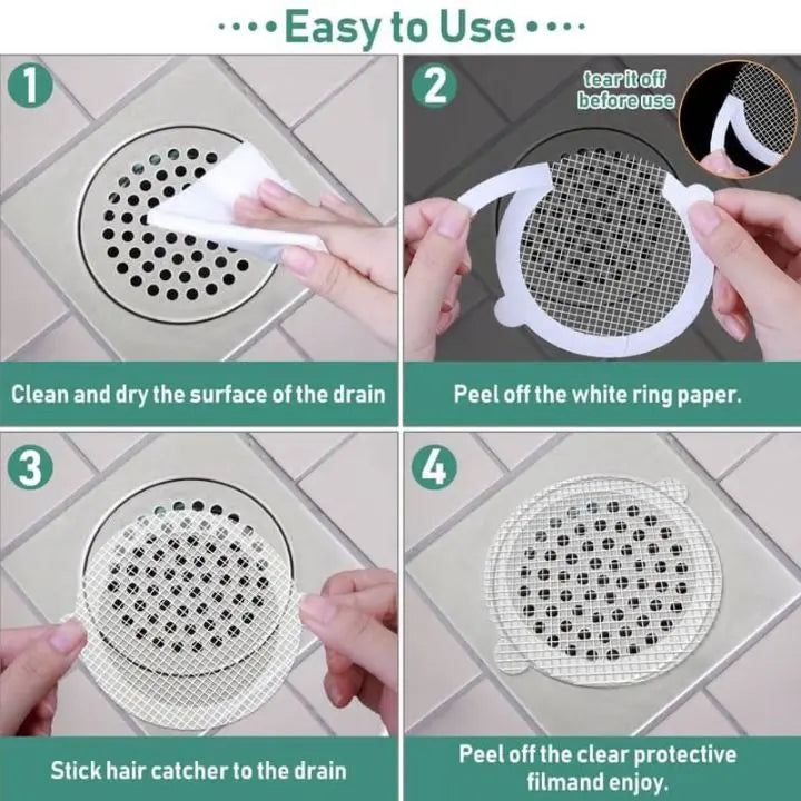 BowLift | HairBlocker – No more drain hassle! (30 piece disposable drain stoppers)