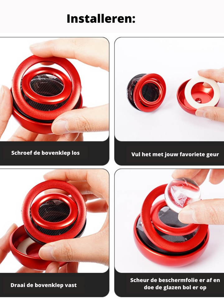 BowLift | Solar Car Air Freshener | Cool design and works on solar energy
