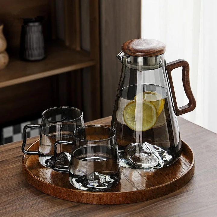 BowLift | Creative Heat-Resistant Glass Cup Set with Kettle
