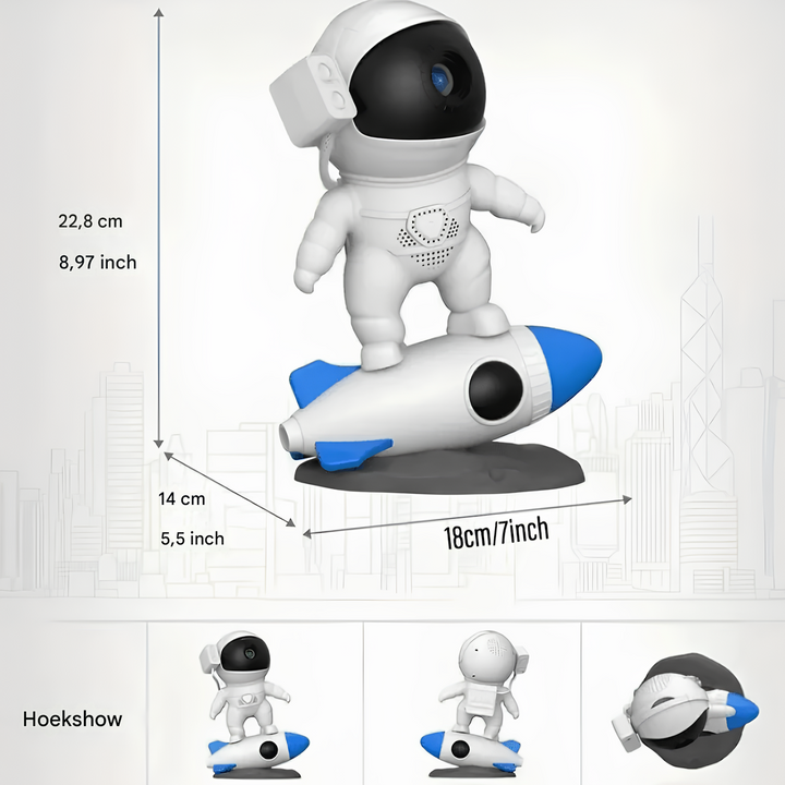 Astronaut Projector Lamp - AstroGlow | Bowlift